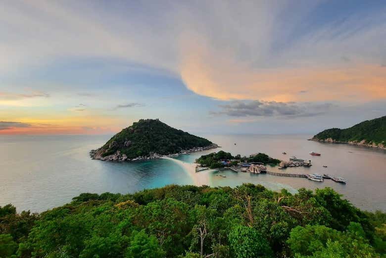 Vista panorâmica de Koh Tao