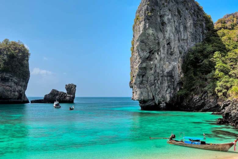 Disfrutando de las islas Phi Phi