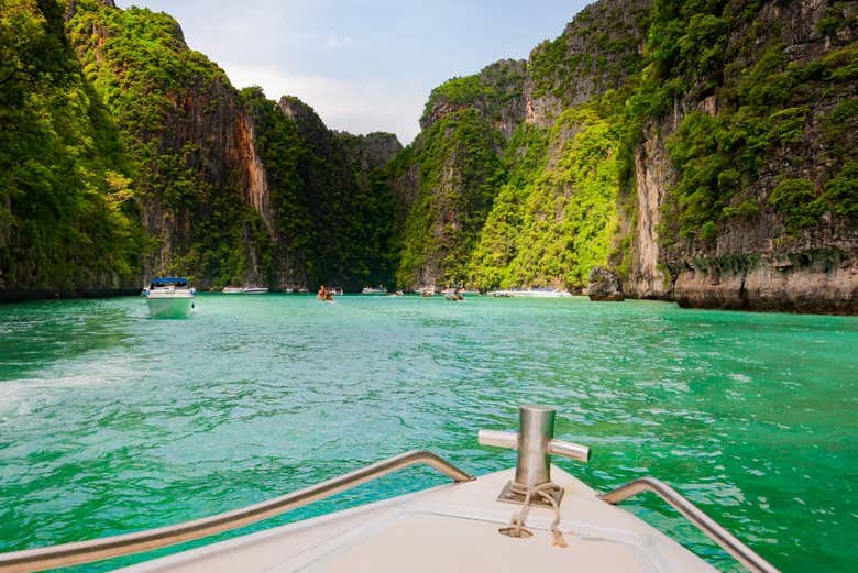 Laguna de Pileh, en la isla de Phi Phi Lee