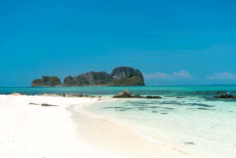 Una playa paradisíaca en las islas Phi Phi