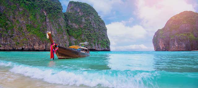 Tour pelas ilhas Phi Phi de barco tradicional