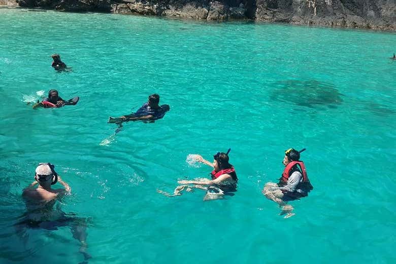 Having fun in Koh Rang National Marine Park