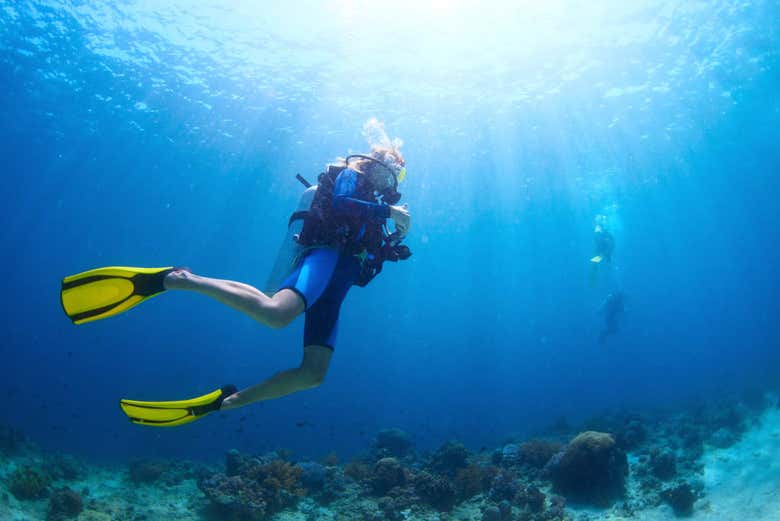 Buceando en Koh Kut