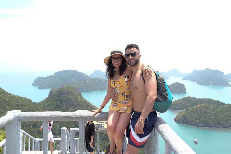 Parada durante el crucero por Ang Thong