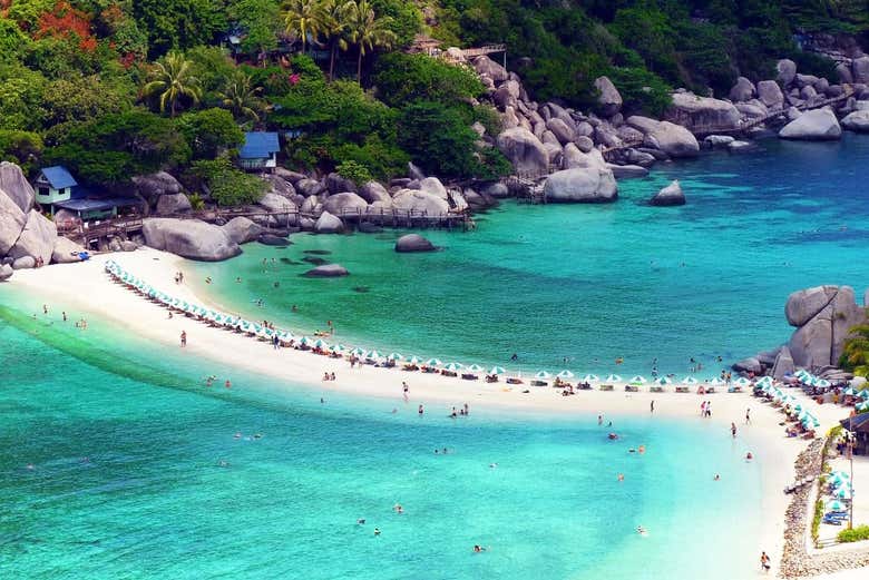 La plage de Koh Nang Yuan