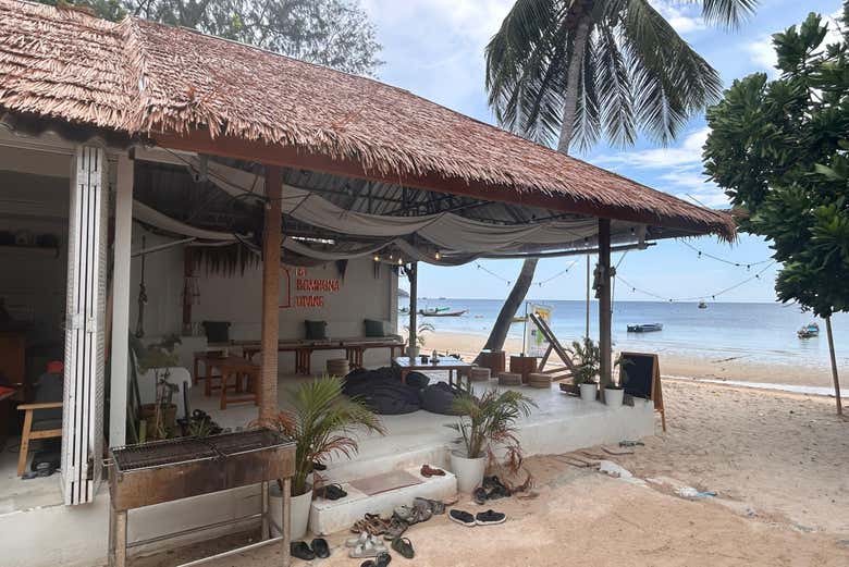 Uma cabana na praia
