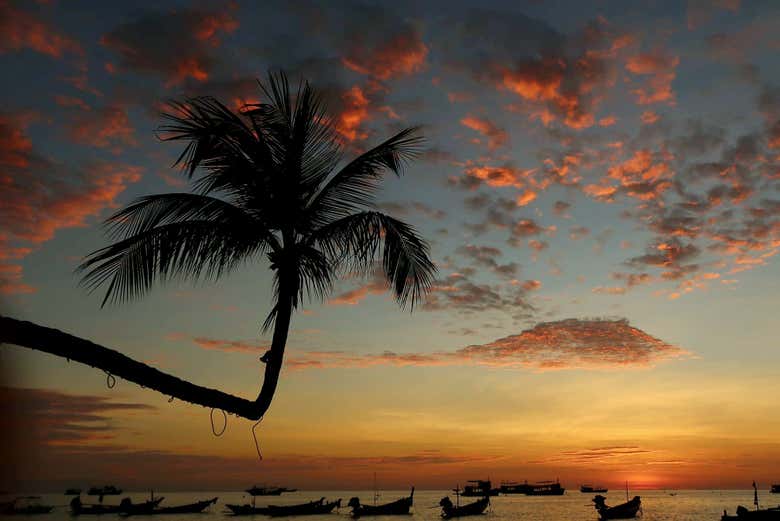 Atardecer en Koh Tao
