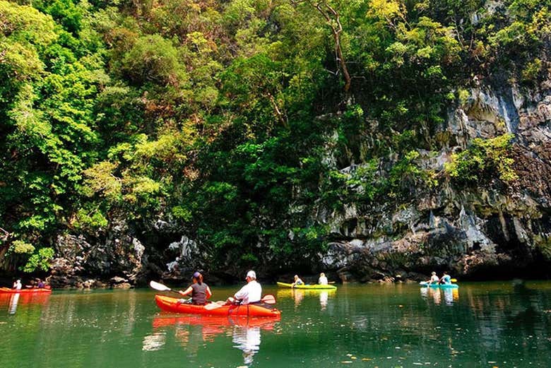 Our kayak route