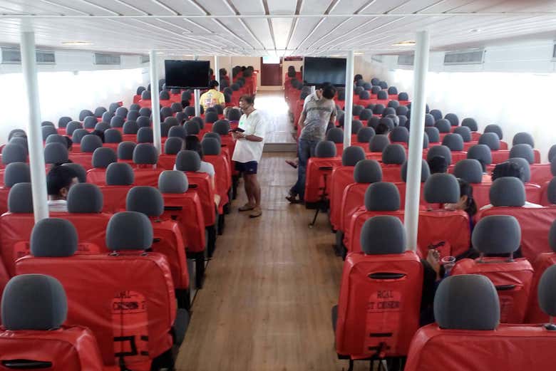 Asientos en el ferry