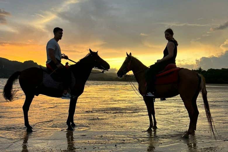 Enjoying the sunset