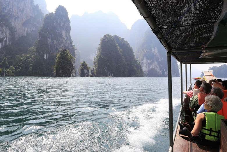 Sailing and enjoying the scenery