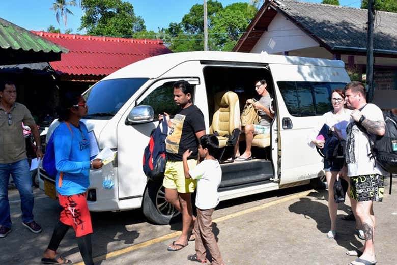 Arriving at Phang Nga