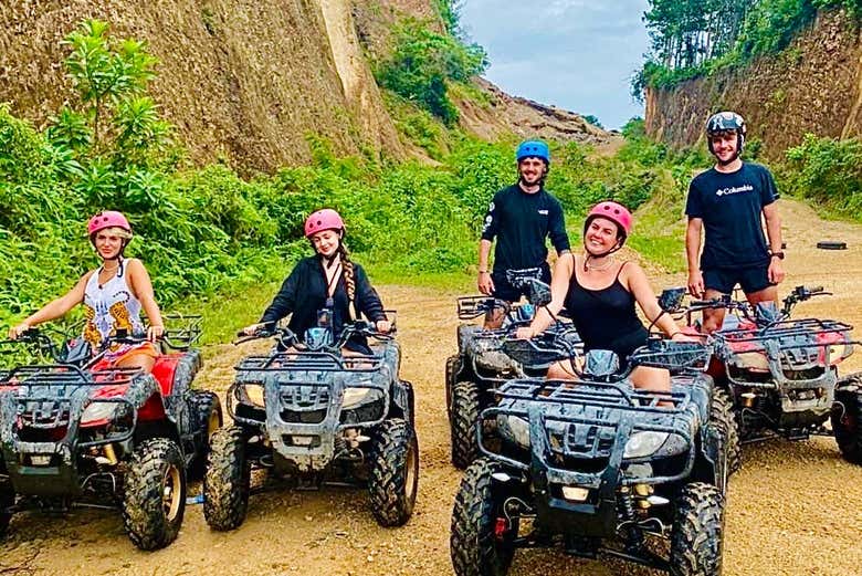 Parcours en quad dans la région