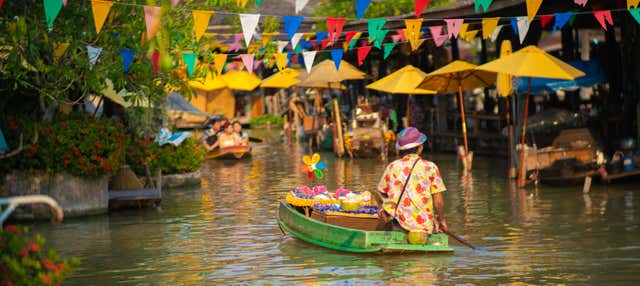 Tour pelo mercado flutuante de Pattaya + Passeio de barco