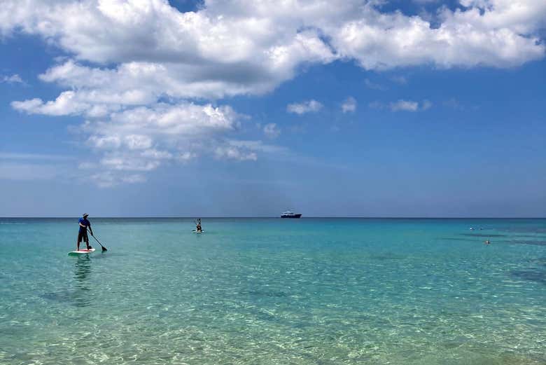 Adentrándonos con las tablas de paddle surf en el mas