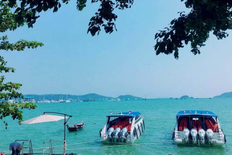 Boats in Rahca Island
