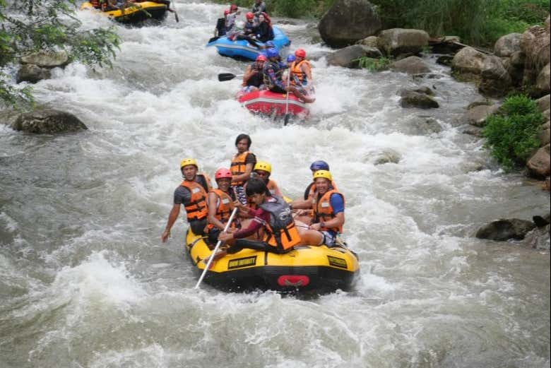 Descendiendo los rápidos