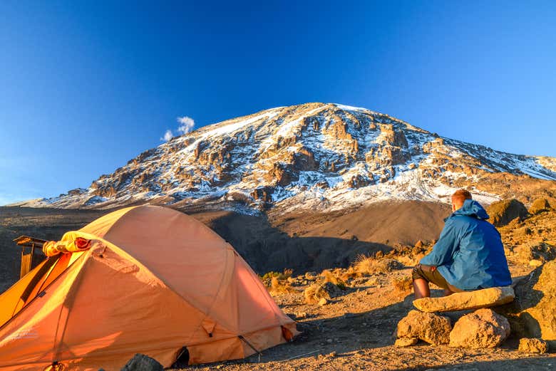 Campamento del volcán Kibo