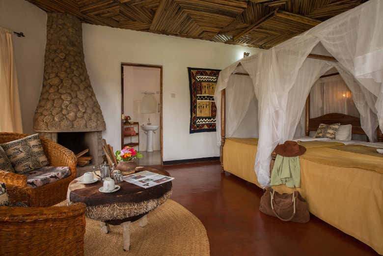Hotel durante el safari