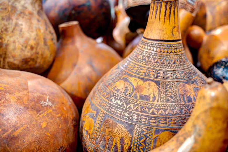 You'll find artisanal works of different mediums