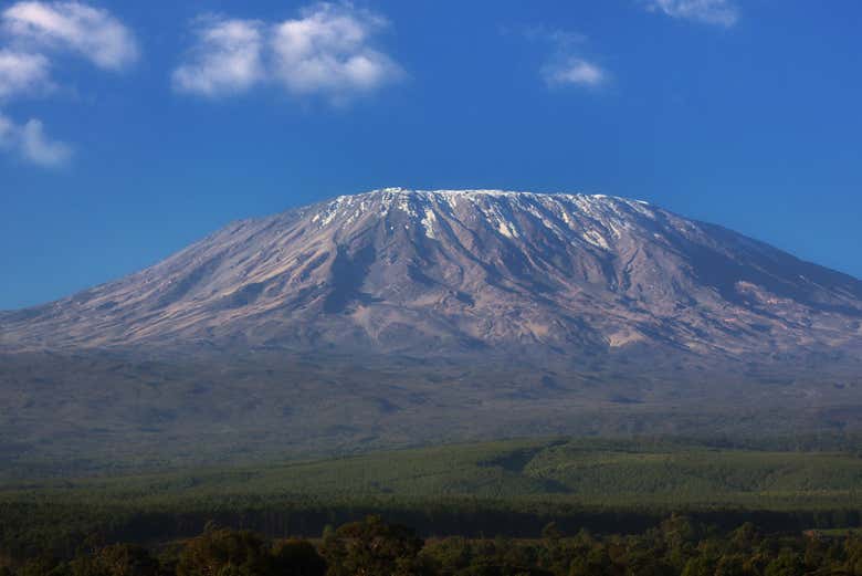 Vista del Kilimangiaro