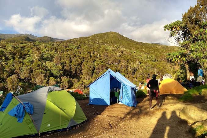 Otro de los campamentos durante la ruta de trekking