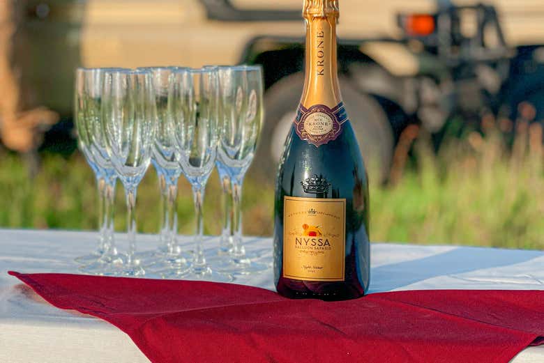 Un bel brindisi a base di champagne