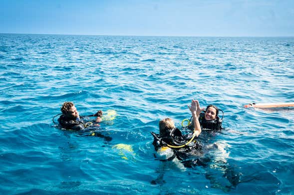 Buceo en el Atolón Mnemba