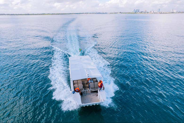 Estaréis en un paisaje lleno de aguas cristalinas
