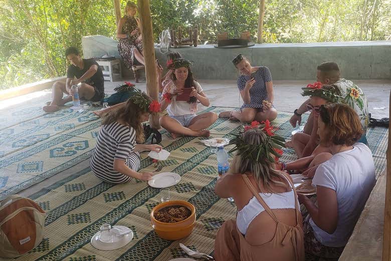 Comiendo nuestras elaboraciones