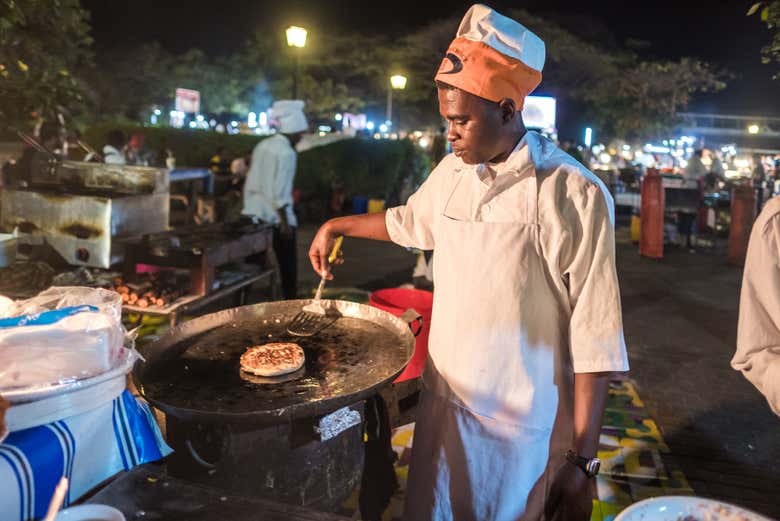 Chef all'opera a Stone Town
