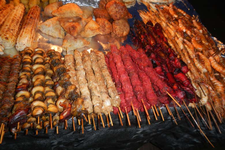 Street food del parco Forodhani