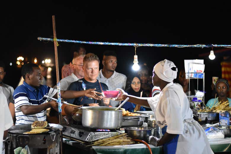 Degustando le specialità di Zanzibar
