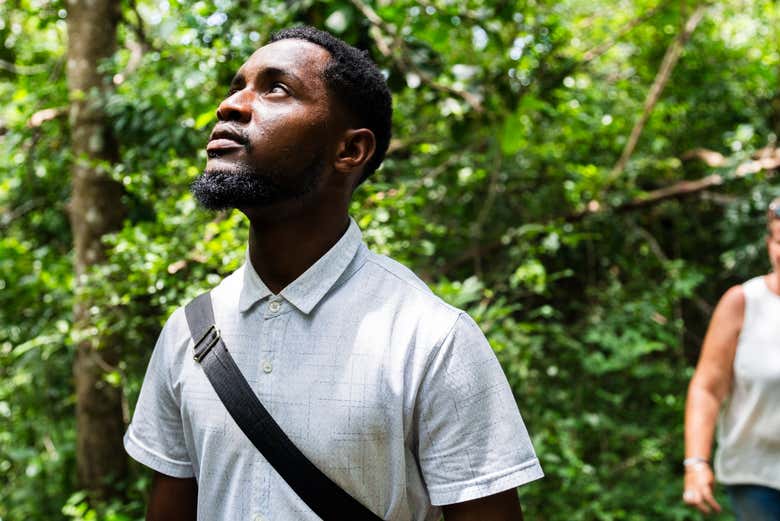 Desfrutando da natureza