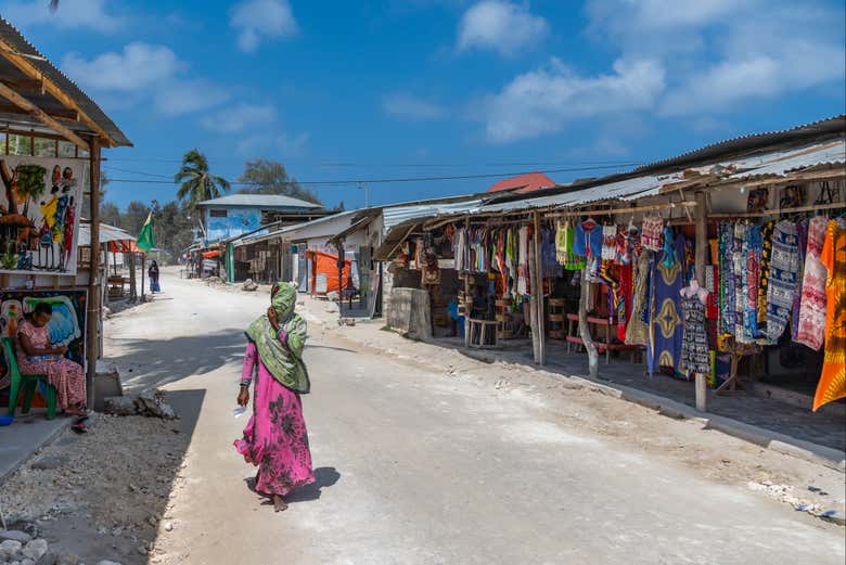 Excursão ao povoado de Nungwi