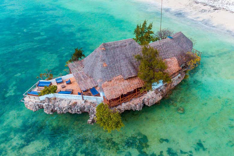 Birds eye view of this unique restaurant