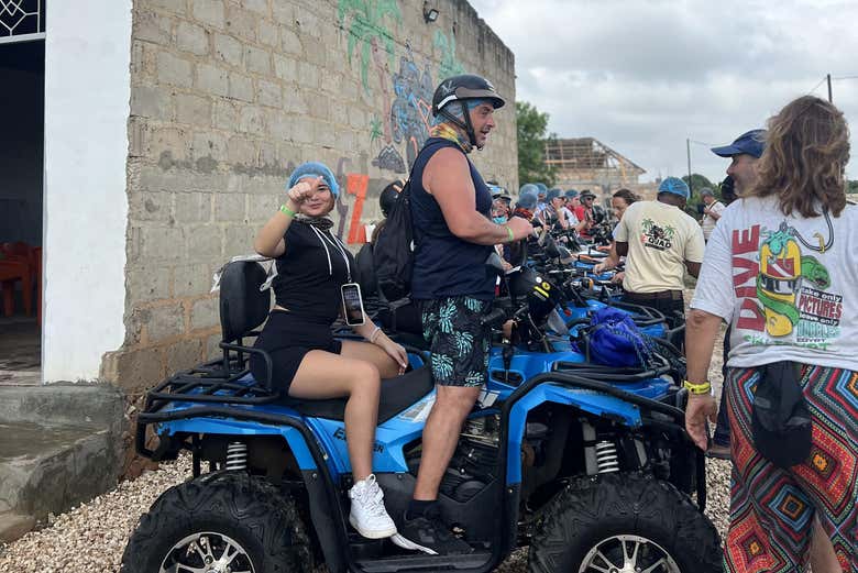 Tutto pronto per il tour in quad!