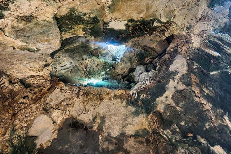 Pierre calcaire des grottes de Gasparee