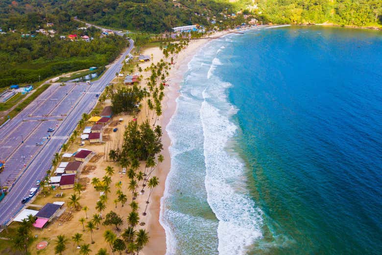 View of Maracas Beach