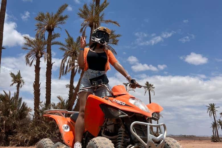 ¡Momento foto a bordo del quad!