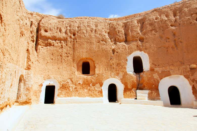 Casas trogloditas de Matmata