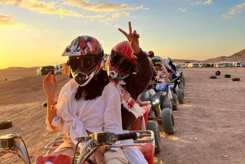 Listos para recorrer las colinas de Hammamet