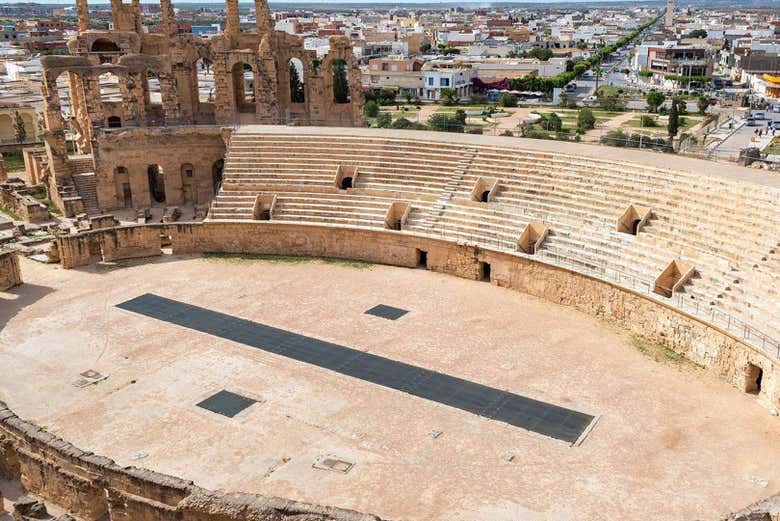 Descubriréis el pasado romano de El Djem