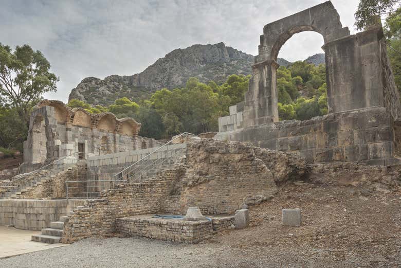 Ruinas del yacimiento de Zaghouan