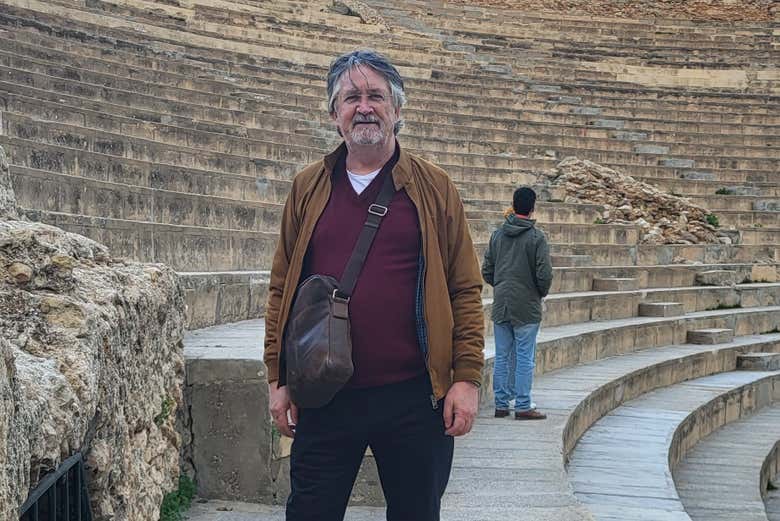 Visitando el anfiteatro romano