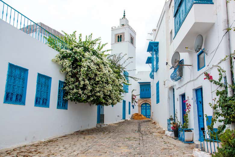 Calles en Sidi Bou Said