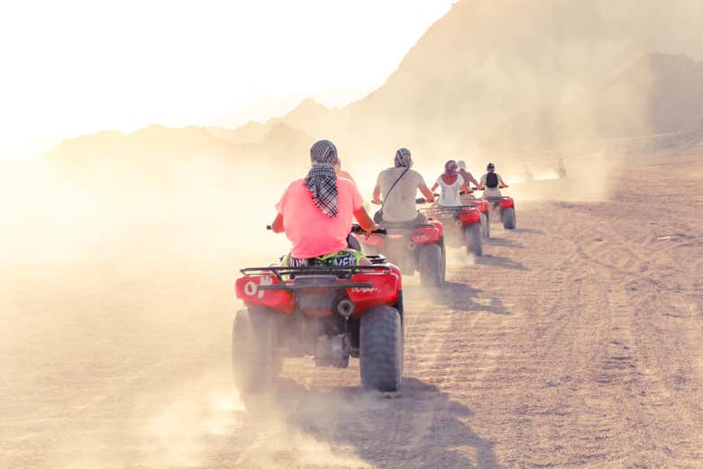 Profitez du circuit en quad