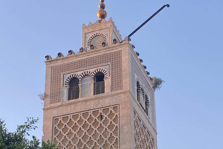 Détails architecturaux d'une mosquée