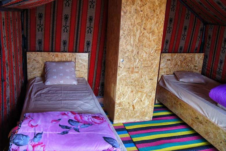 O interior de uma haima