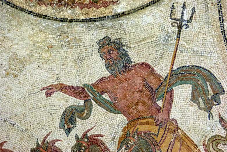 Mosaico en el Museo del Bardo